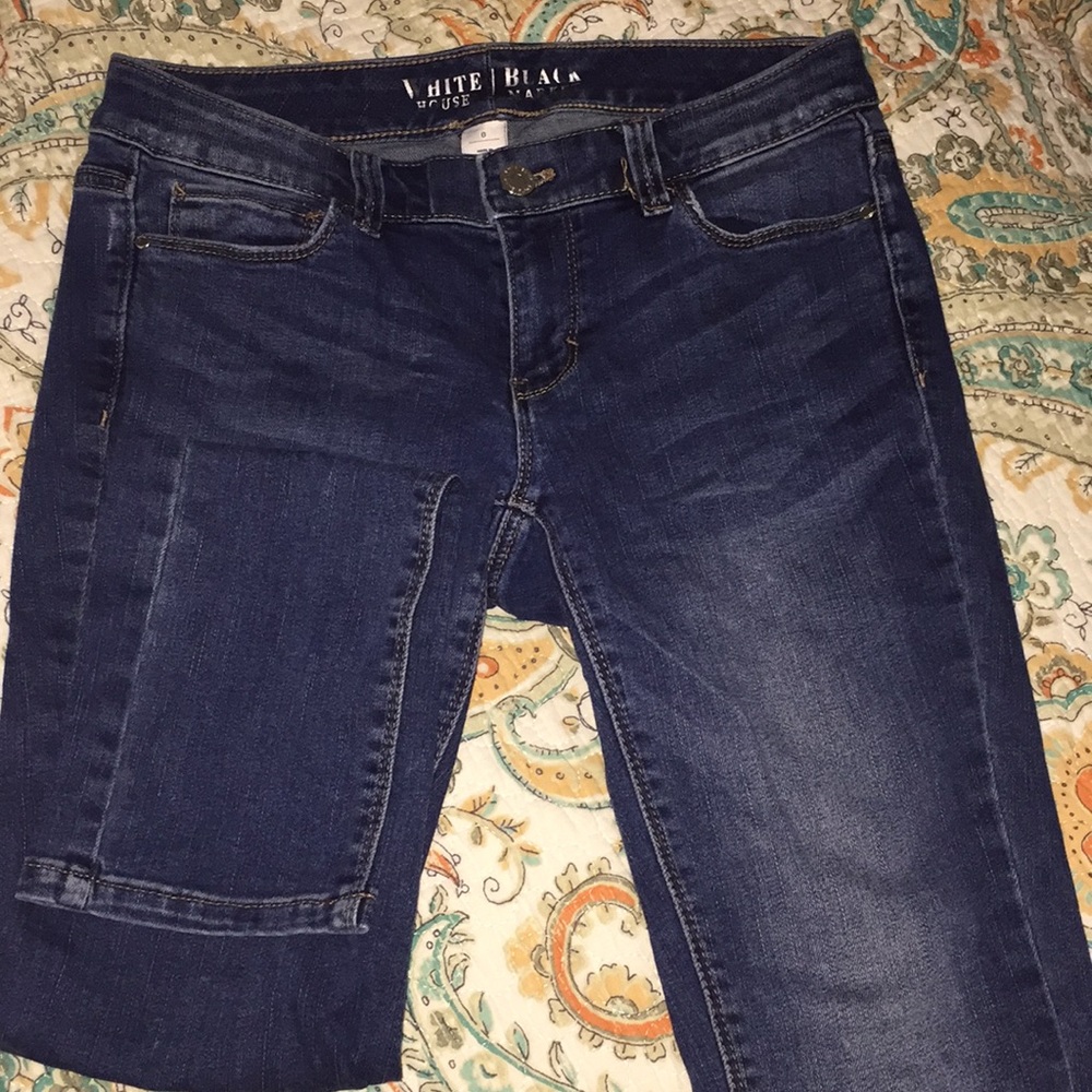 Vintage wash White House black market jeans size 0